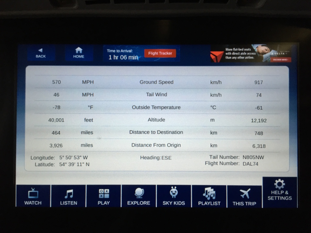 Flight info - fast and freezing!