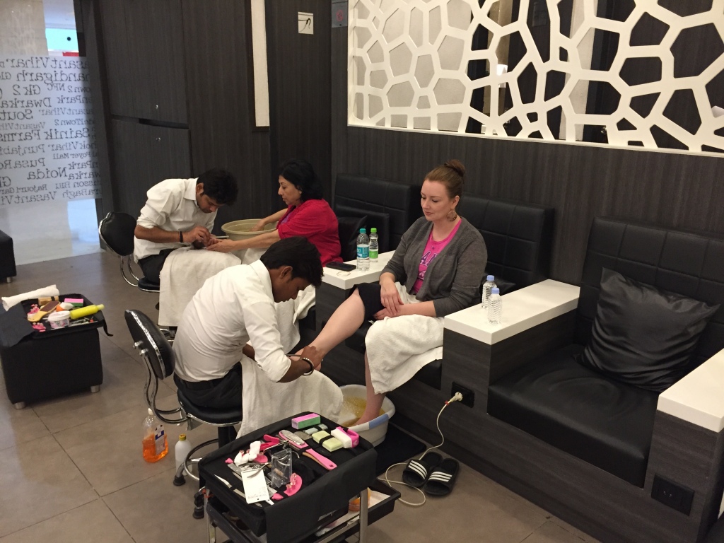 Mani/Pedi party at Affinity Salon