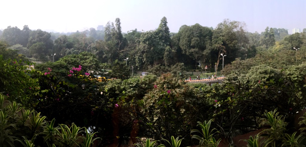 View from our hotel room