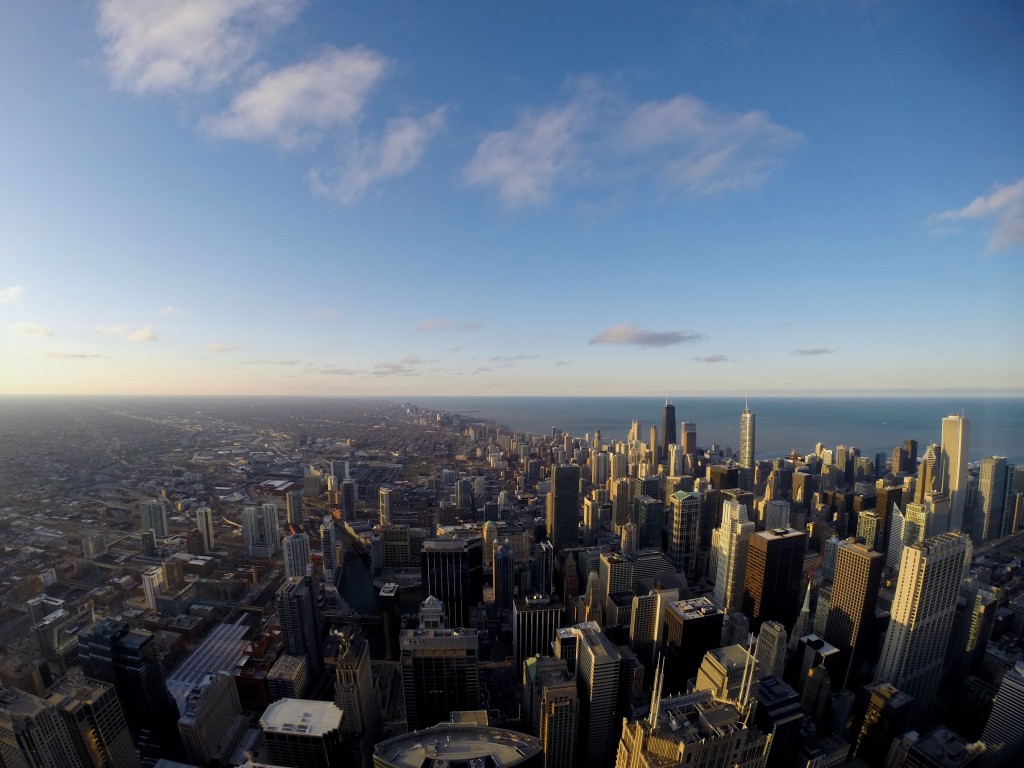 Northern view from Willis Tower, Chicago