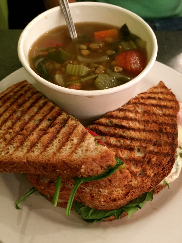 Pesto Panini, Kramer's Health Foods, Chicago