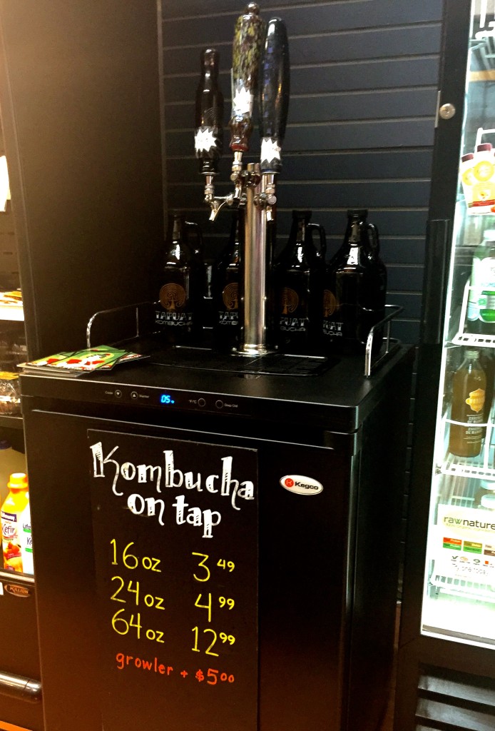 Kombucha on Tap at Kramer's Health Foods, Chicago