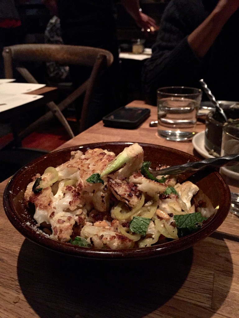 Roasted cauliflower, Girl & The Goat, Chicago