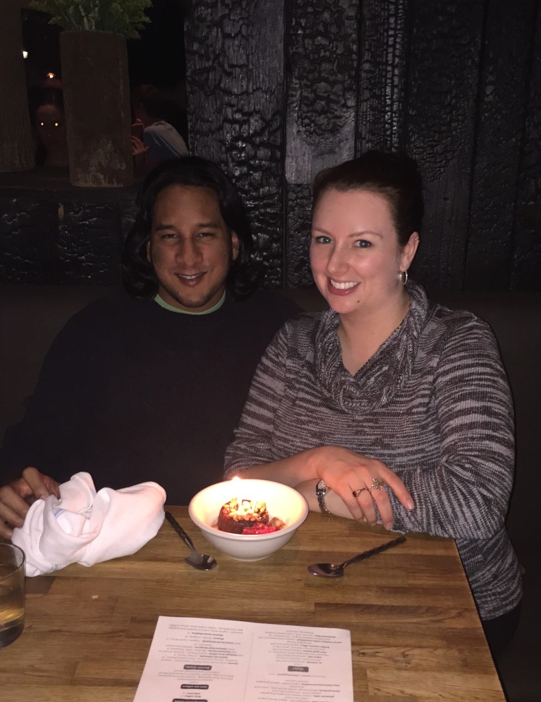 First of three anniversary dinners!