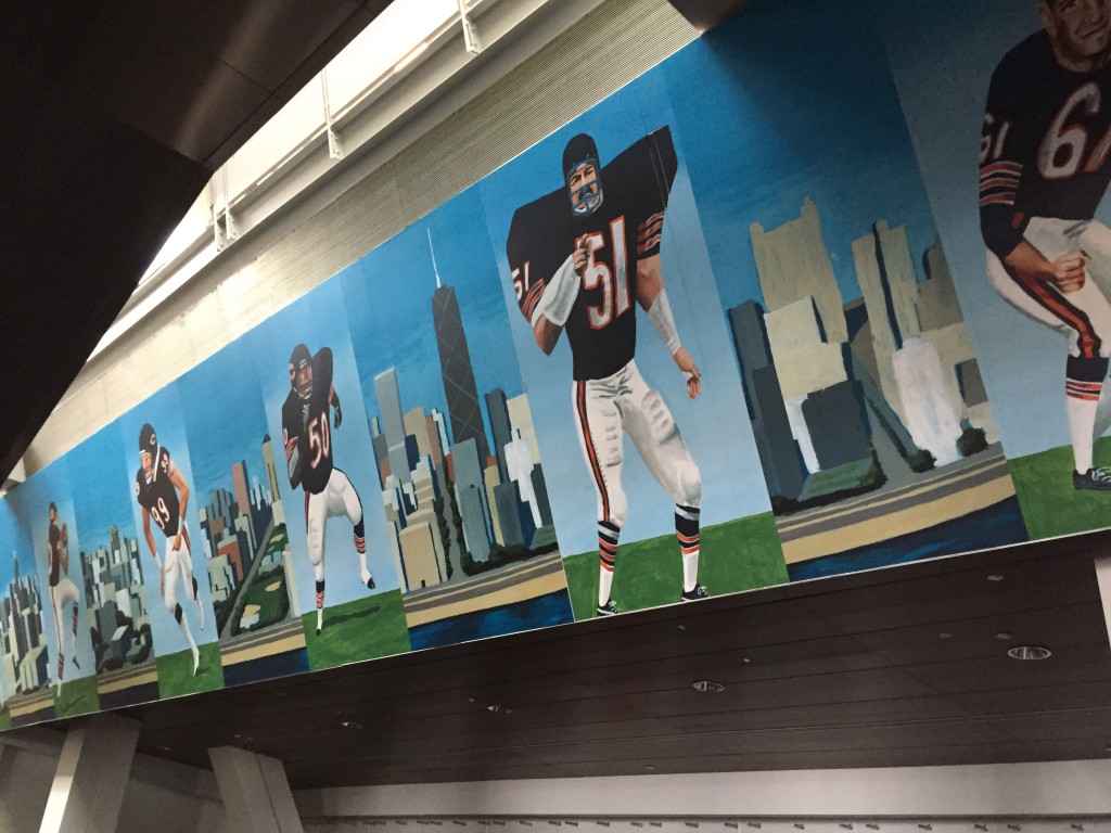 Interestingly-shaped football players