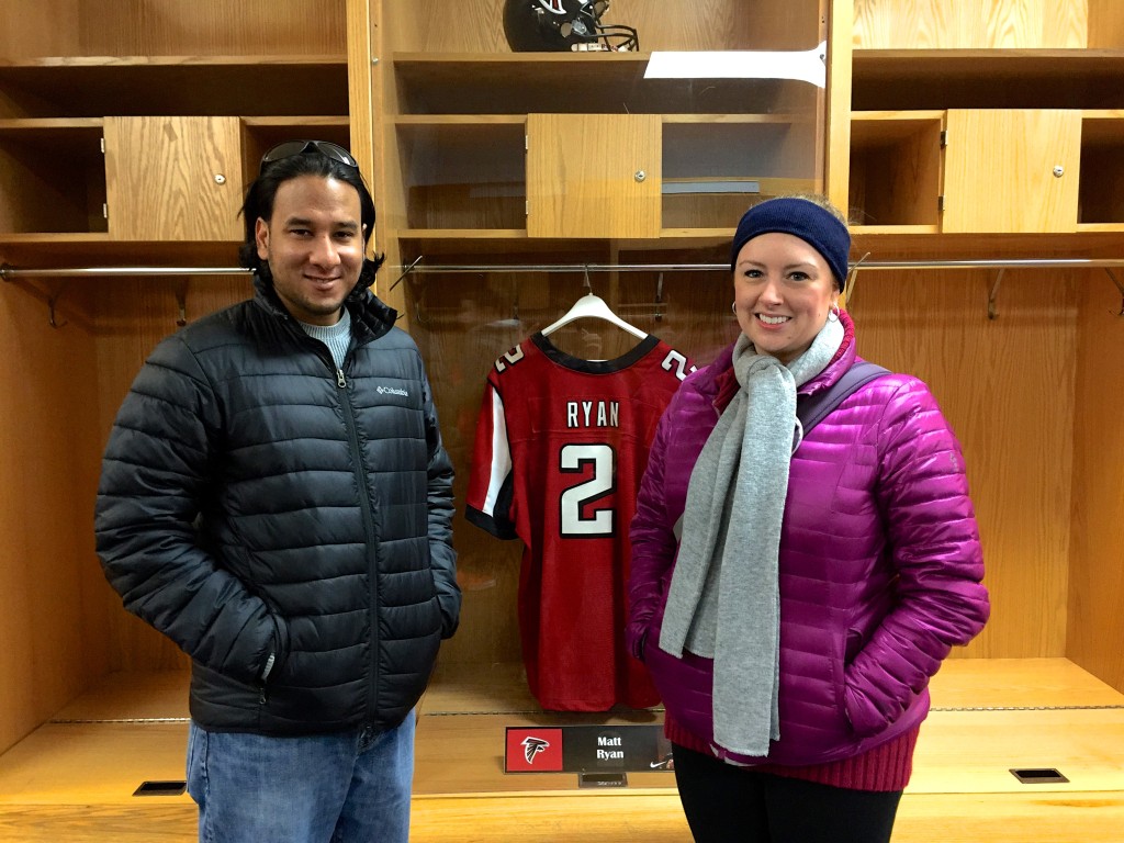 Matt Ryan jersey, Soldier Field locker room