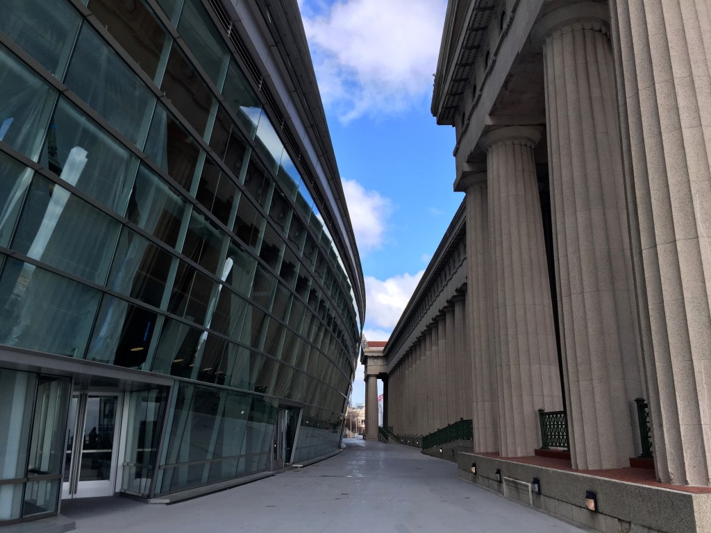 Old Meets New at Soldier Field