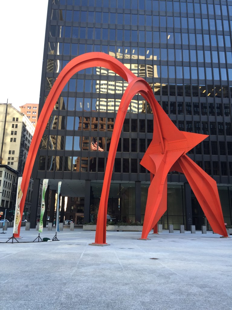 Calder's Flamingo