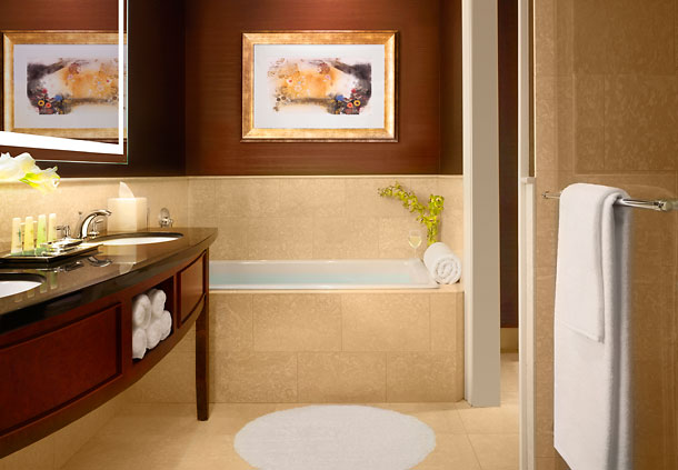 Bathroom at the J.W. Marriott Hotel, Chicago
