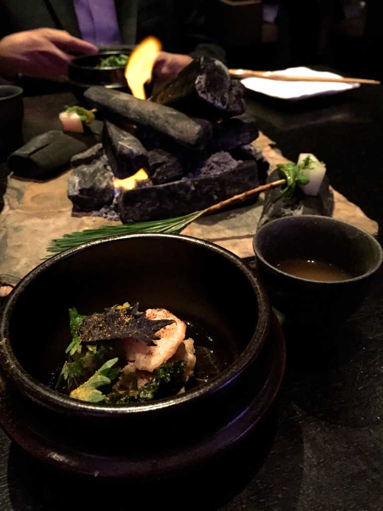Ninth course: Daikon/Hamachi, Alinea, Chicago