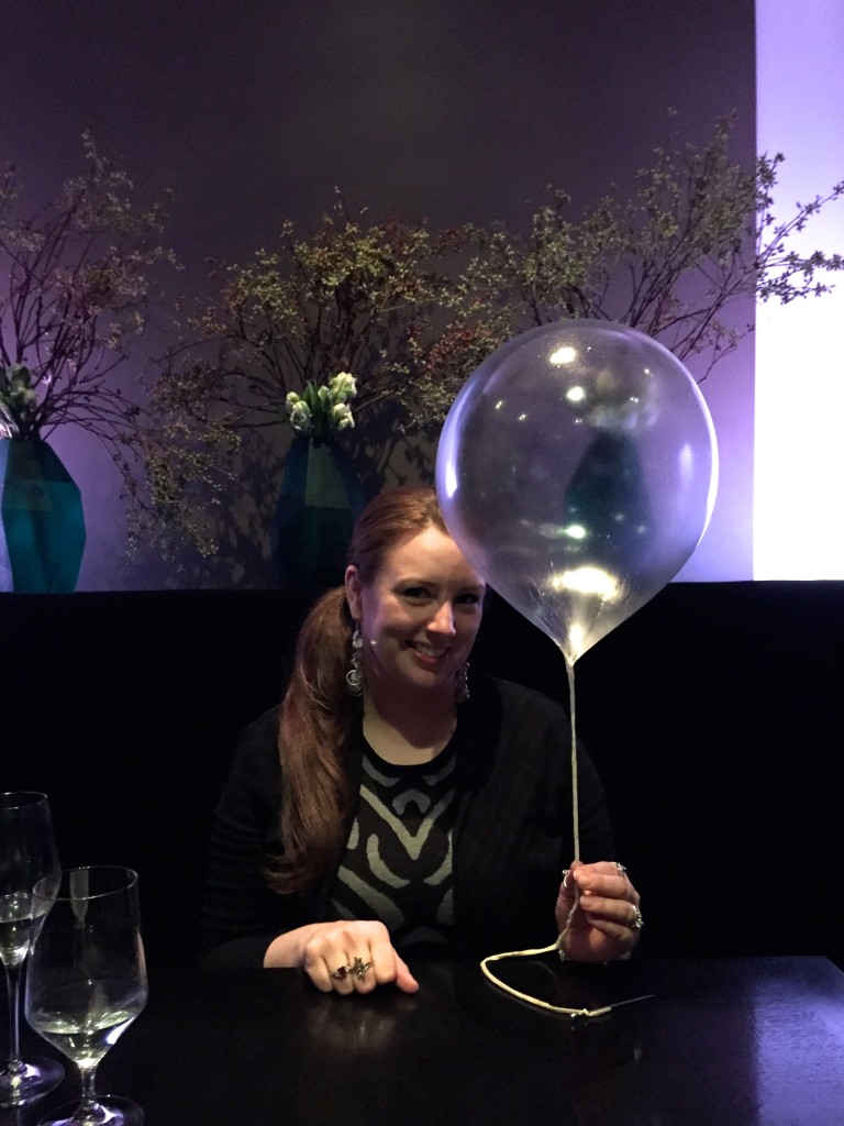 Sixteenth course: Green apple balloon, Alinea